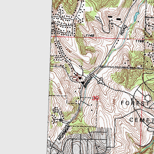 Topographic Map of Prince of Peace Church, NE