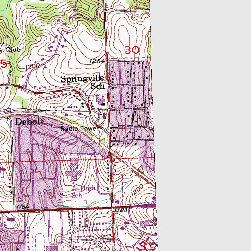 Topographic Map of Walking by Faith Christian Church, NE