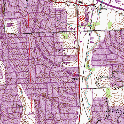 Topographic Map of Saint James Catholic Church, NE