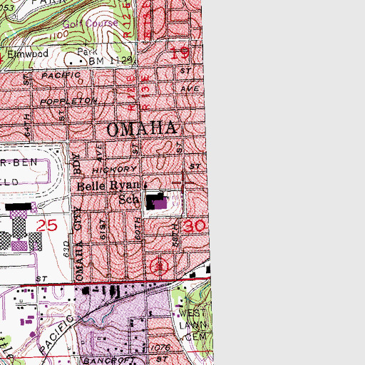 Topographic Map of Saint Matthew Evangelical Lutheran Church, NE
