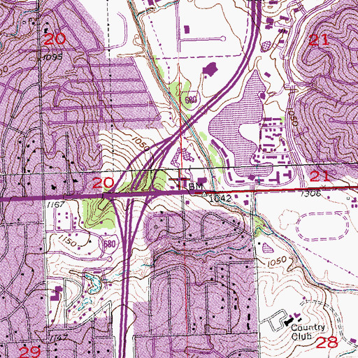 Topographic Map of Emma Kopecky Elementary Day School, NE