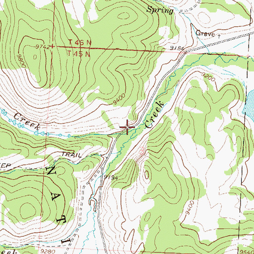Topographic Map of Ralston Creek, CO