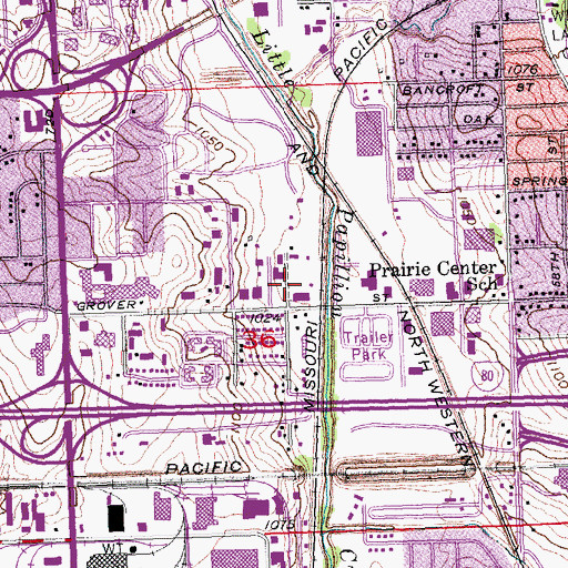 Topographic Map of Chili Greens Golf at Sarben, NE