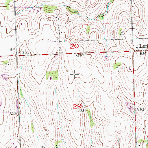 Topographic Map of Shadow Ridge Country Club, NE
