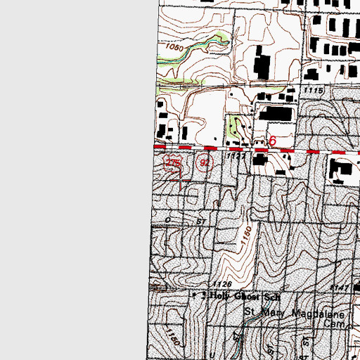 Topographic Map of Munnelly Park, NE