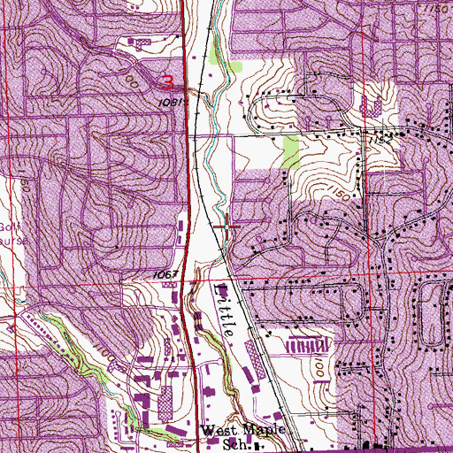 Topographic Map of Hargleroads Park, NE