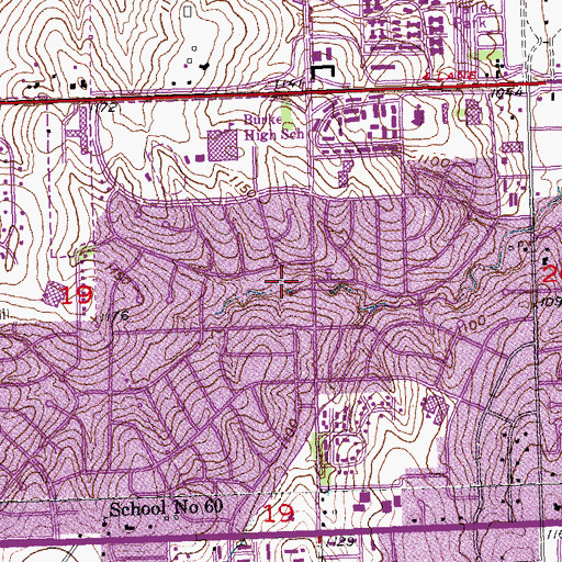 Topographic Map of West Fairacres Park, NE