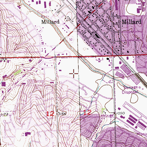 Topographic Map of Discovery Soccer Complex, NE