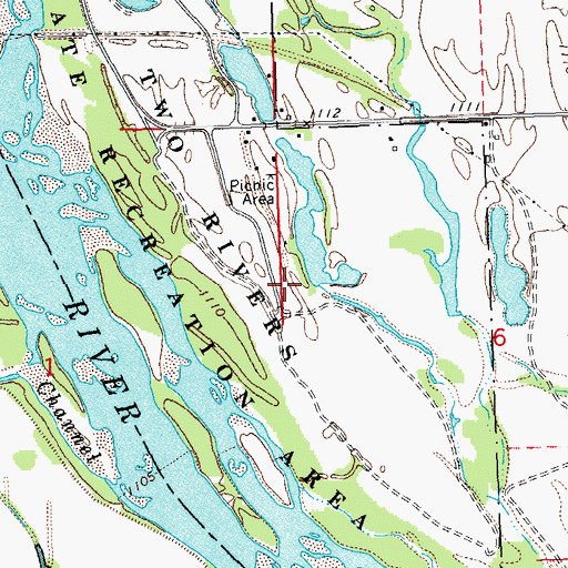 Topographic Map of Fawn Meadows Campground, NE