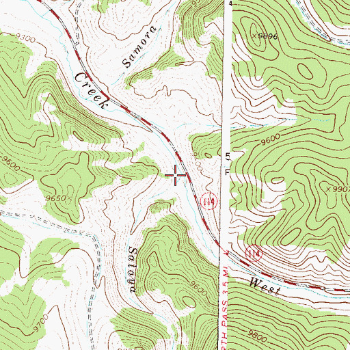 Topographic Map of Salaya Creek, CO