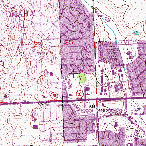 Topographic Map of Evangel Assembly of God Church, NE