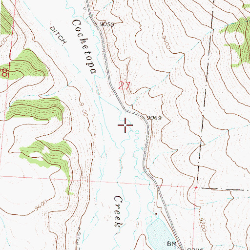 Topographic Map of Archuleta Creek, CO