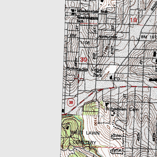Topographic Map of Promised Seeds Ministries Church, NE