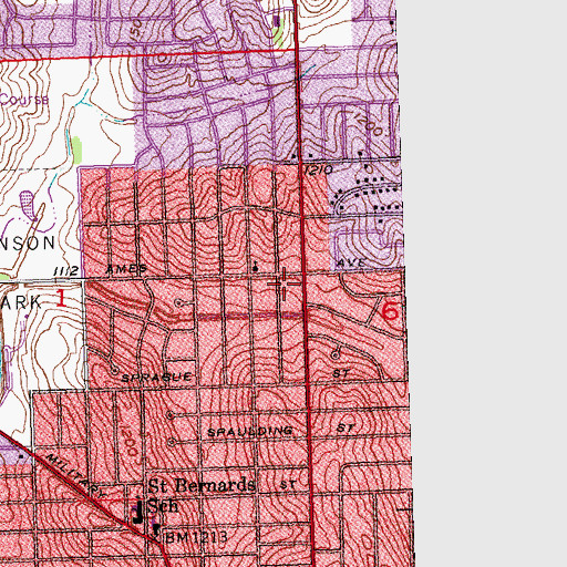 Topographic Map of Trinity Missionary Baptist Church, NE