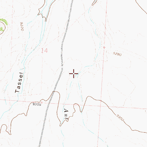 Topographic Map of Sunshine Creek, CO