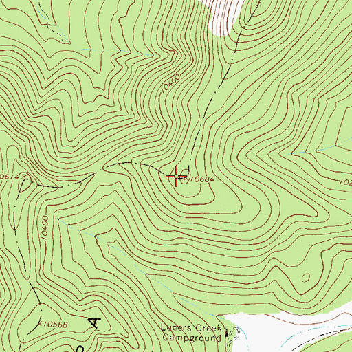Topographic Map of Cochetopa Hills, CO