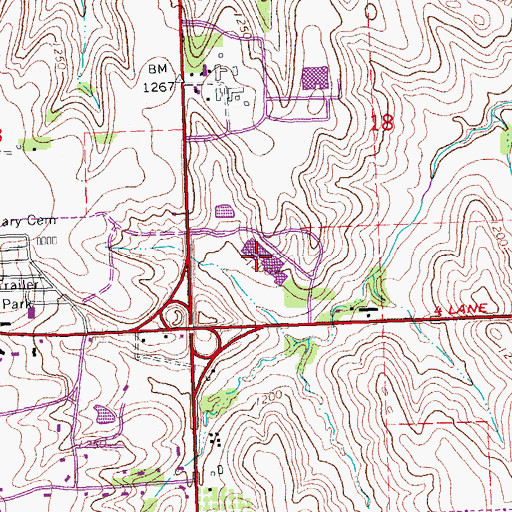 Topographic Map of Metropolitan Community College - Elkhorn Valley Campus, NE