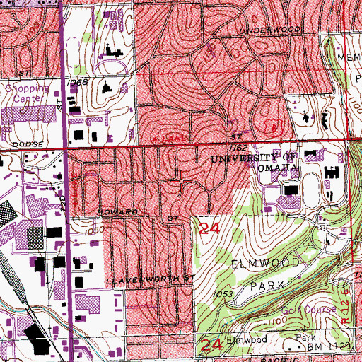 Topographic Map of Child Care Center, NE