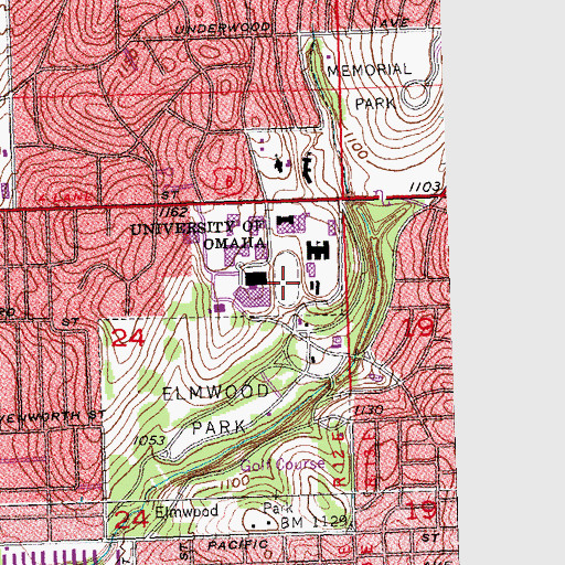 Topographic Map of Al Caniglia Field, NE