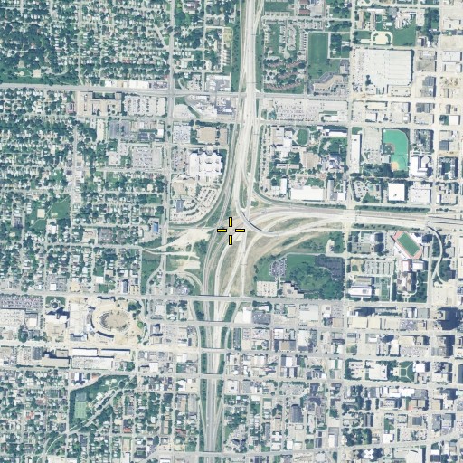 Aerial/Satellite Image of Interchange 2C, NE