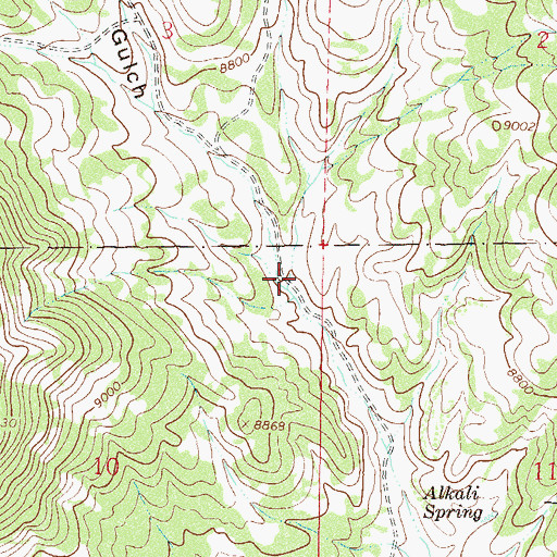 Topographic Map of Sawlog Gulch, CO