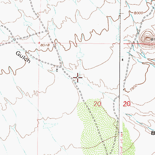 Topographic Map of Stonehouse Gulch, CO