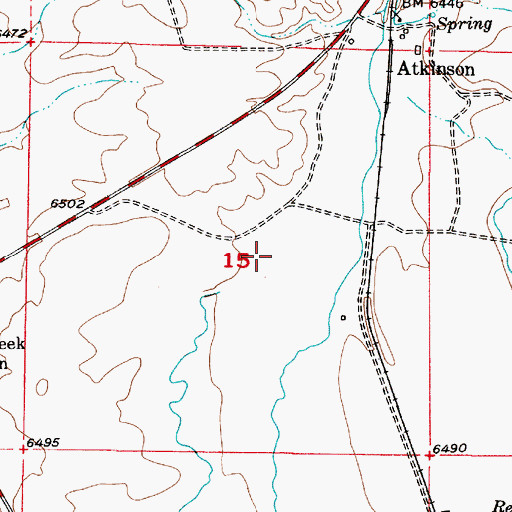 Topographic Map of Silver Creek Wastewater Treatment Plant, UT
