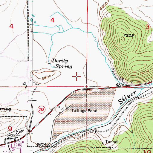 Topographic Map of McPolin Elementary School, UT
