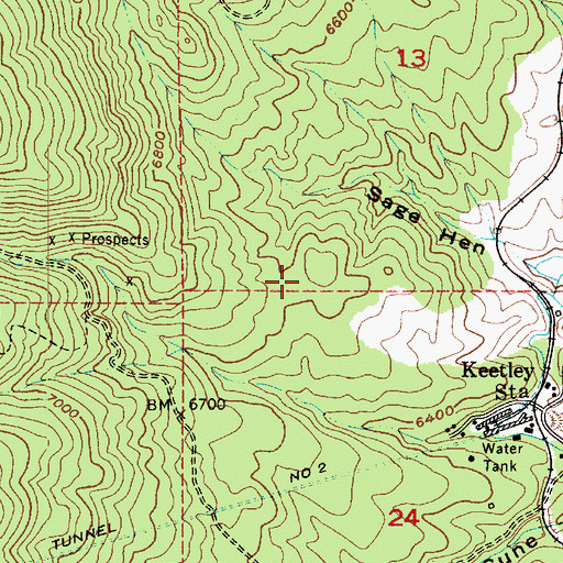 Topographic Map of Jordanelle Fire Station, UT