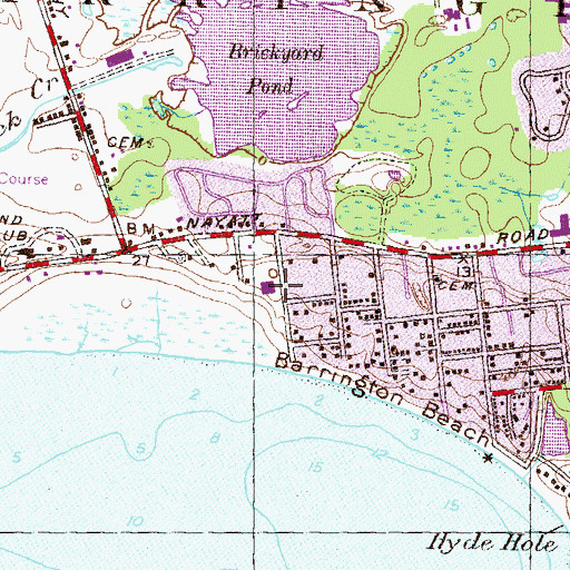 Topographic Map of Carmelite Monastery, RI