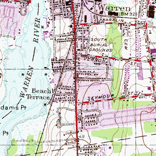 Topographic Map of Church of the Holy Spirit, RI