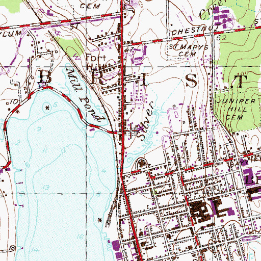Topographic Map of Coggeshall Farm Museum, RI