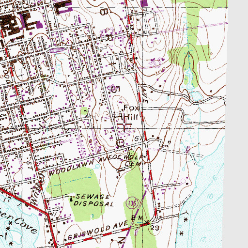 Topographic Map of Little Peoples Nursery, RI