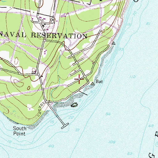 Topographic Map of Brickhouse Swamp (historical), RI