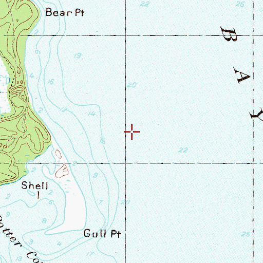 Topographic Map of Nag Creek, RI