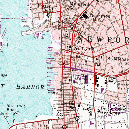 Topographic Map of Perry Mill (historical), RI