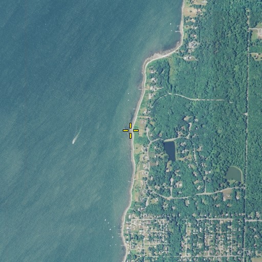 Aerial/Satellite Image of Sunset Beach, RI