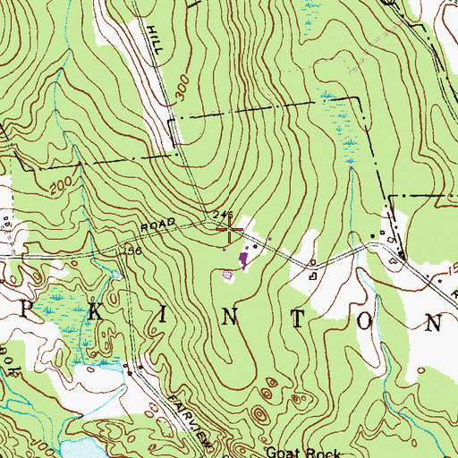 Topographic Map of Avis Barber Plot, RI