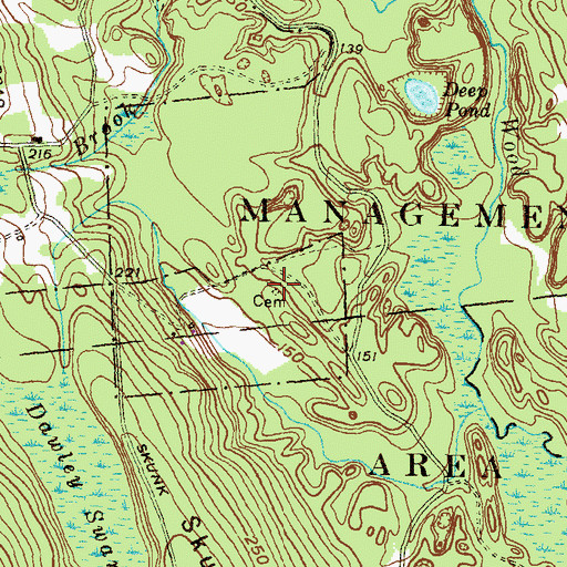 Topographic Map of Barber Plot, RI