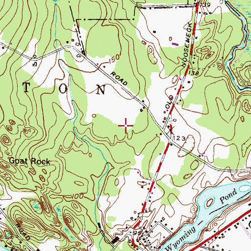 Topographic Map of Barber Plot, RI