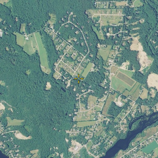 Aerial/Satellite Image of Barber Plot, RI