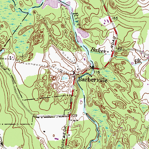 Topographic Map of Bitgood Plot, RI