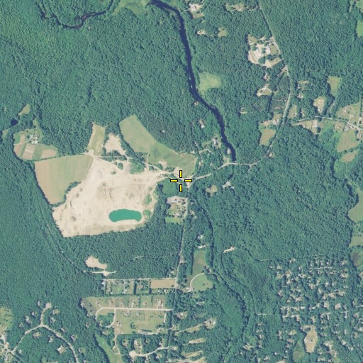 Aerial/Satellite Image of Bitgood Plot, RI