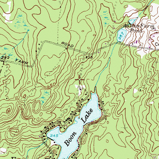Topographic Map of Boone Family Plot, RI