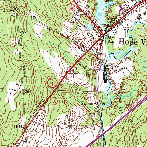 Topographic Map of Carpenter Plot, RI