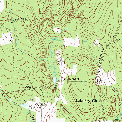 Topographic Map of Dawley Plot, RI