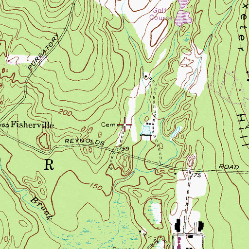 Topographic Map of Dawley Plot, RI
