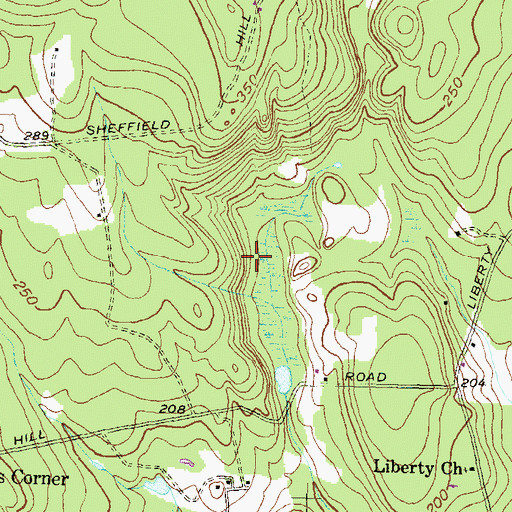 Topographic Map of Dawley - Straight Plot, RI