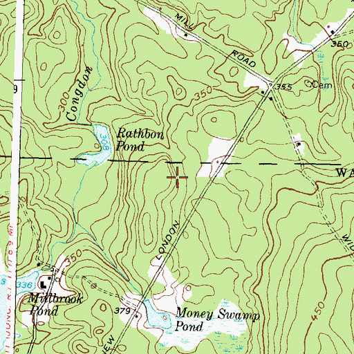 Topographic Map of Elezer Slocum Plot, RI