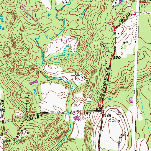 Topographic Map of Elias Lewis Plot, RI